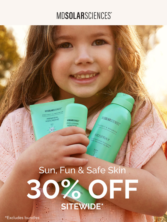 ☀️ Get Your SPF at 30% Off for the Whole Family!