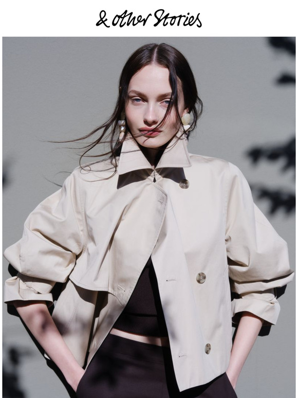 The cropped trench coat