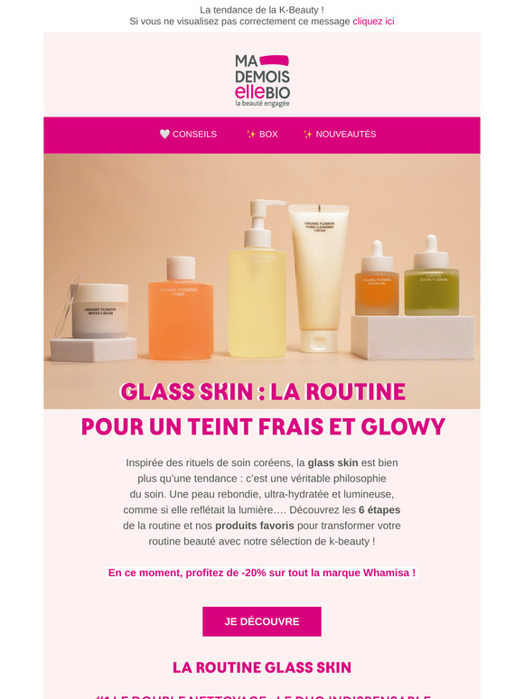 Glass skin : le secret coréen pour une peau éclatante ✨