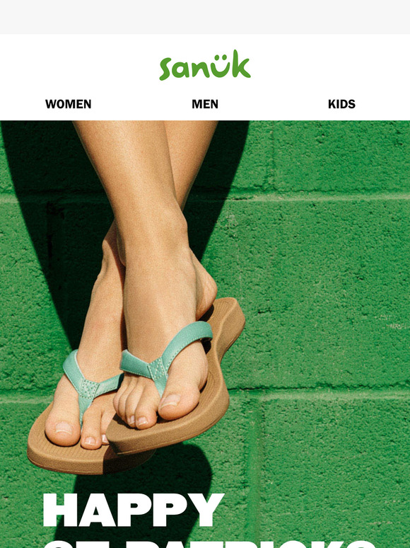 Avoid the pinch! Put on a green pair this holiday.