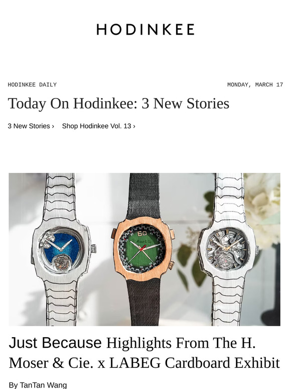Hodinkee Daily | 03/17/2025