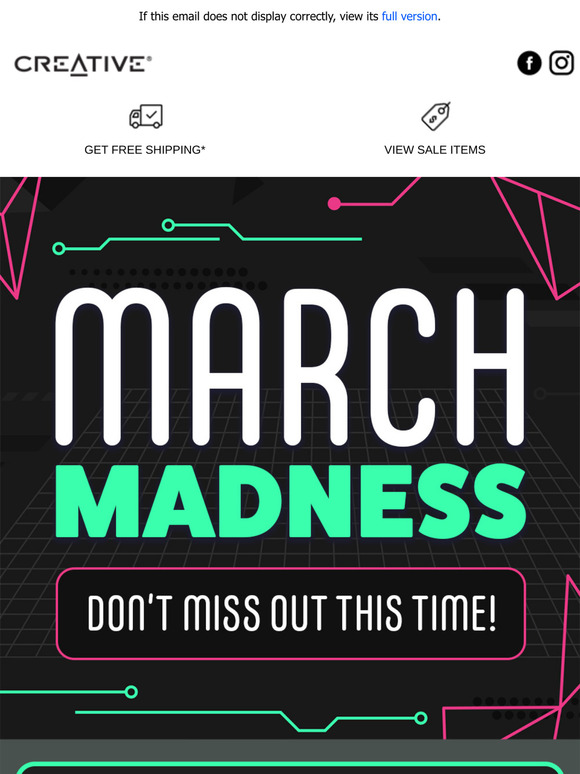 March Madness - Don't miss out this time!