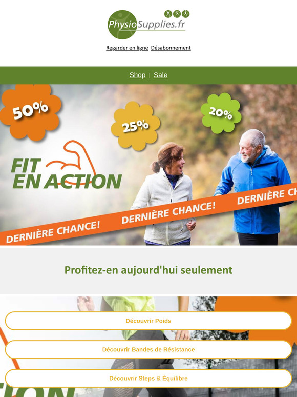 Dernière chance, profitez-en aujourd'hui seulement | FIT EN ACTION