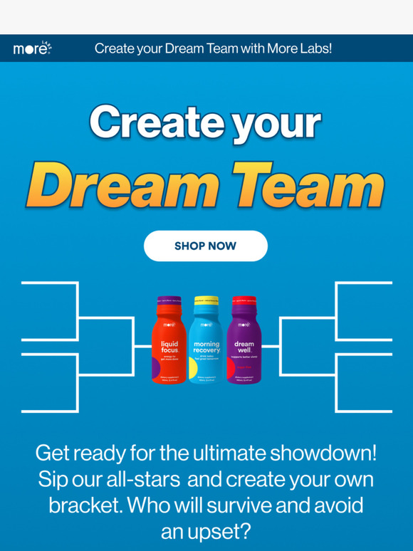 Unlock your March Madness DREAM TEAM 🏀