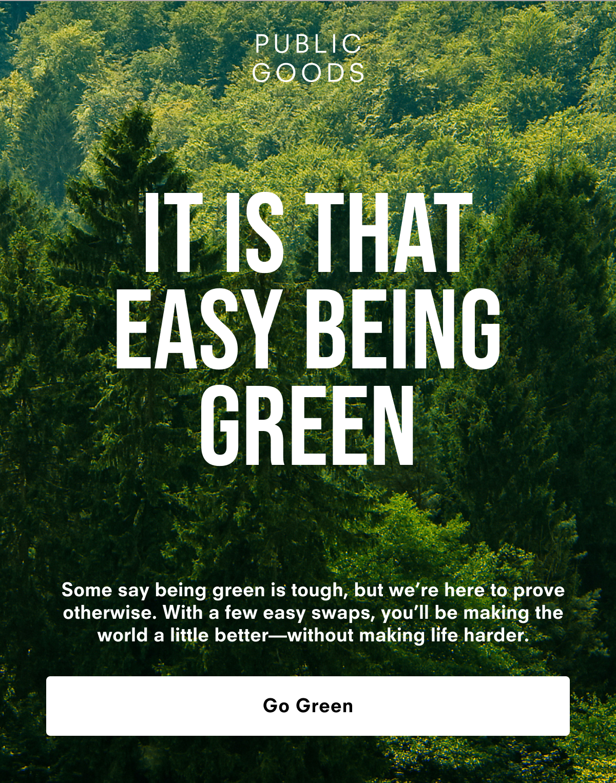 It is that easy being green