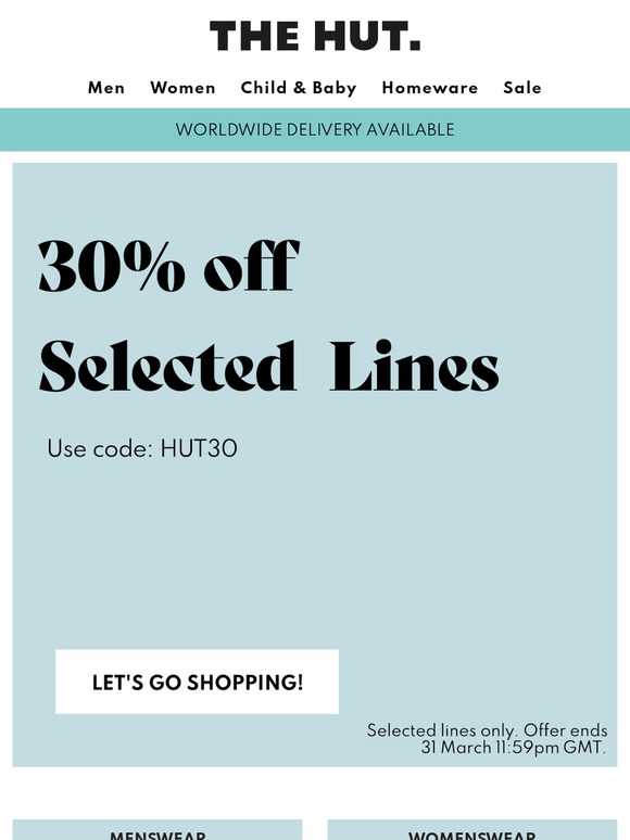 30% off | Limited time only