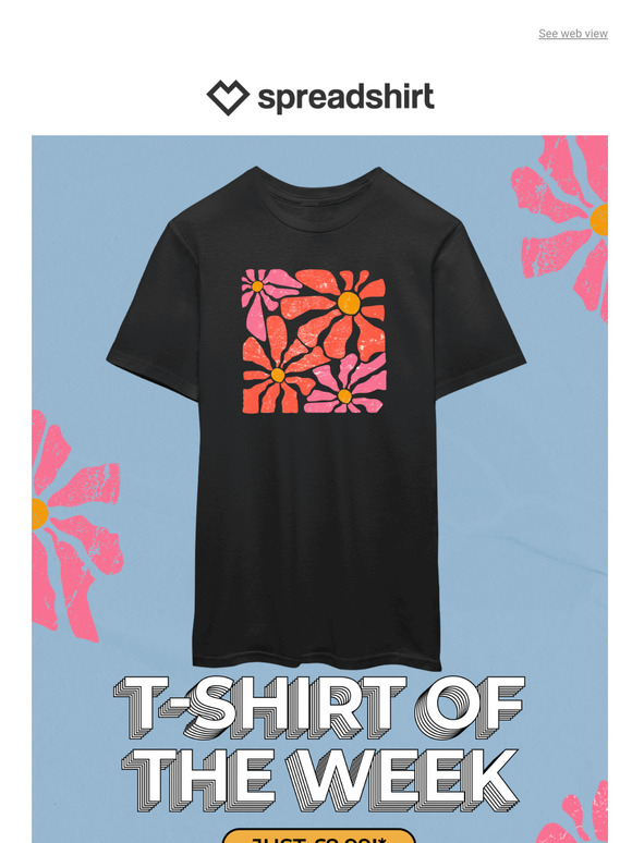 £8.99 for the flower power T-shirt of the week🌸