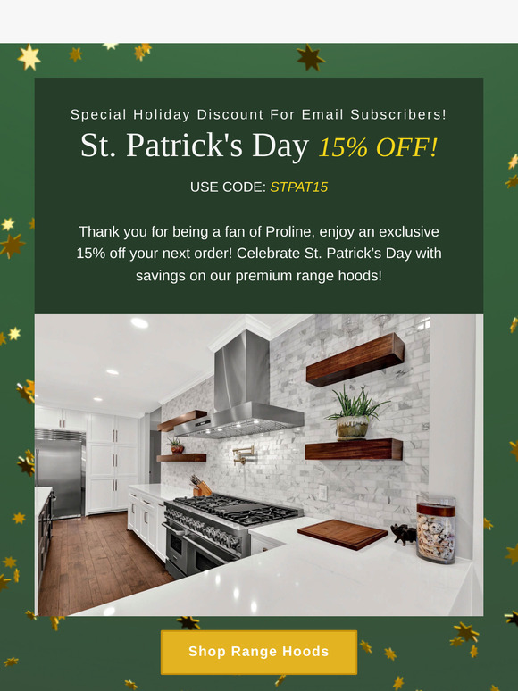 St. Patty's Sale! Exclusive Email Discount Code Inside 👀🍀