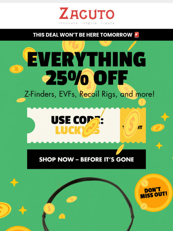 🔥 ⏳ Luck Runs Out at Midnight! 25% OFF Ends Today! 🔥
