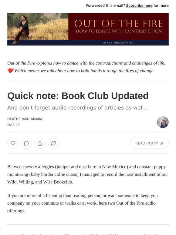 Quick note: Book Club Updated