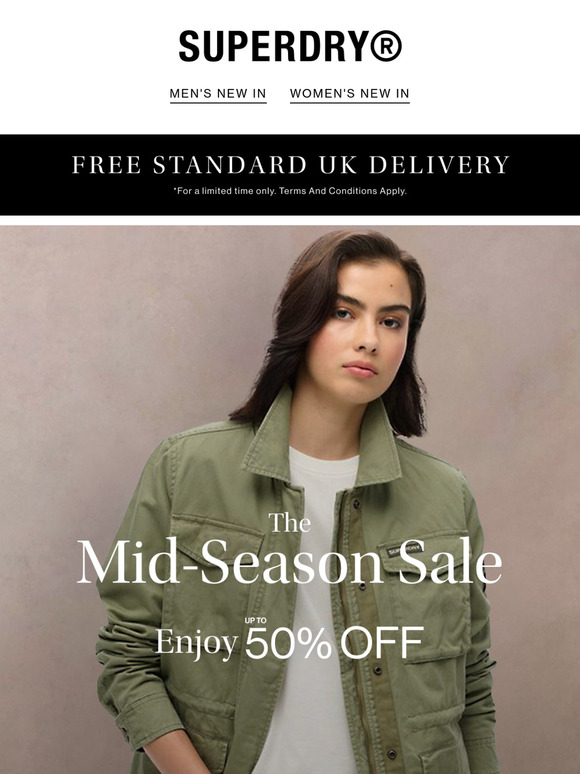 Mid-Season Sale: Transitional Jackets for Less