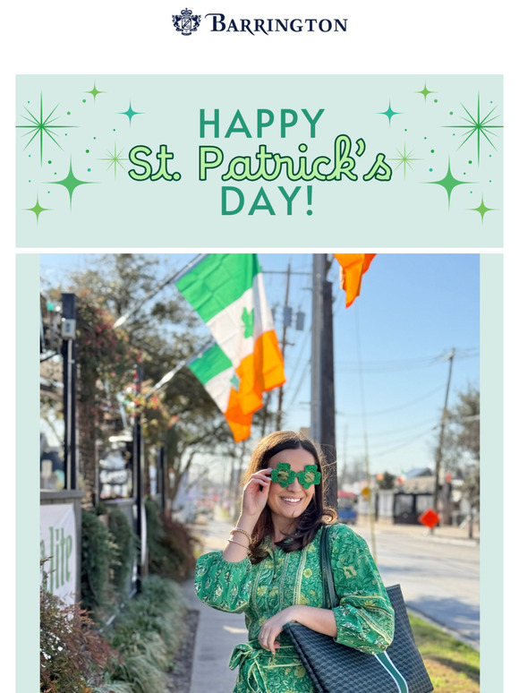 May the luck of the Irish be with you 🍀
