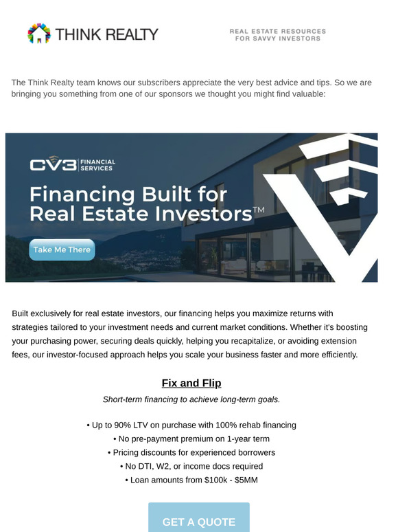 Financing Built for Real Estate Investors™