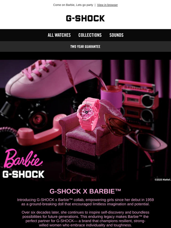 GMA-S110BE: An Exclusive Barbie Collaboration