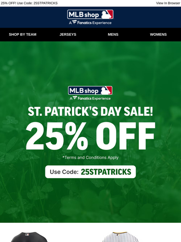 St Patrick's Day SALE: Unlock Your Promo Code!