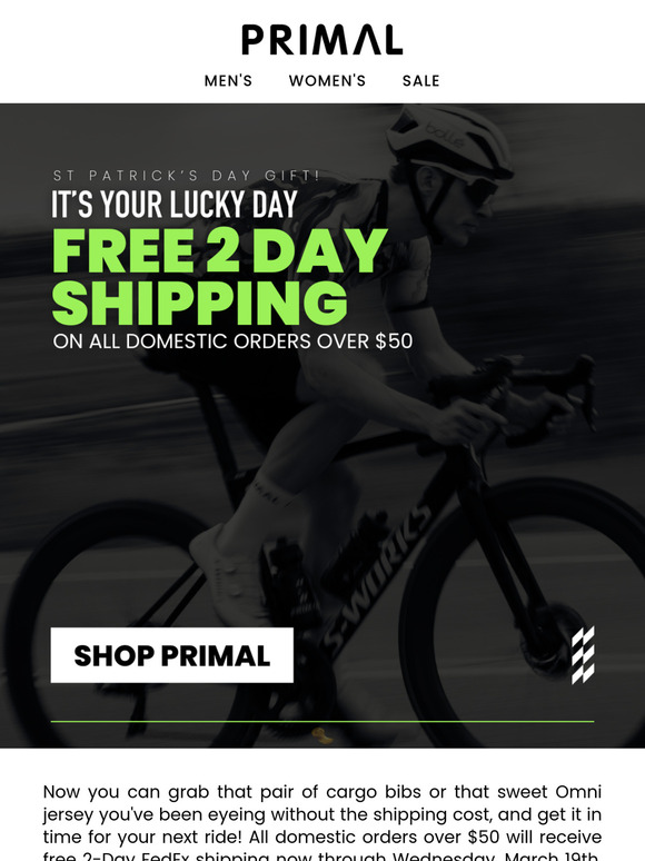 FREE 2 Day Shipping! 🍀