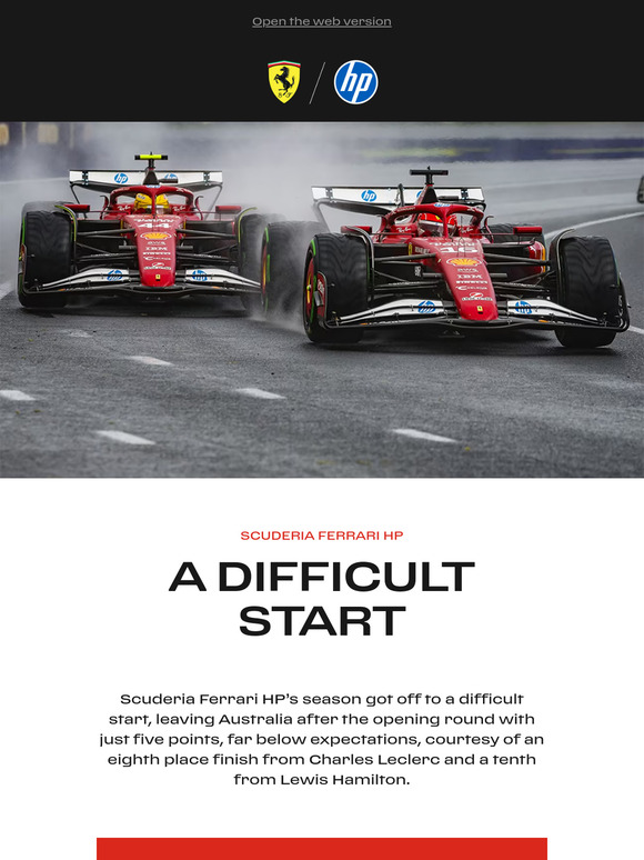 A difficult start