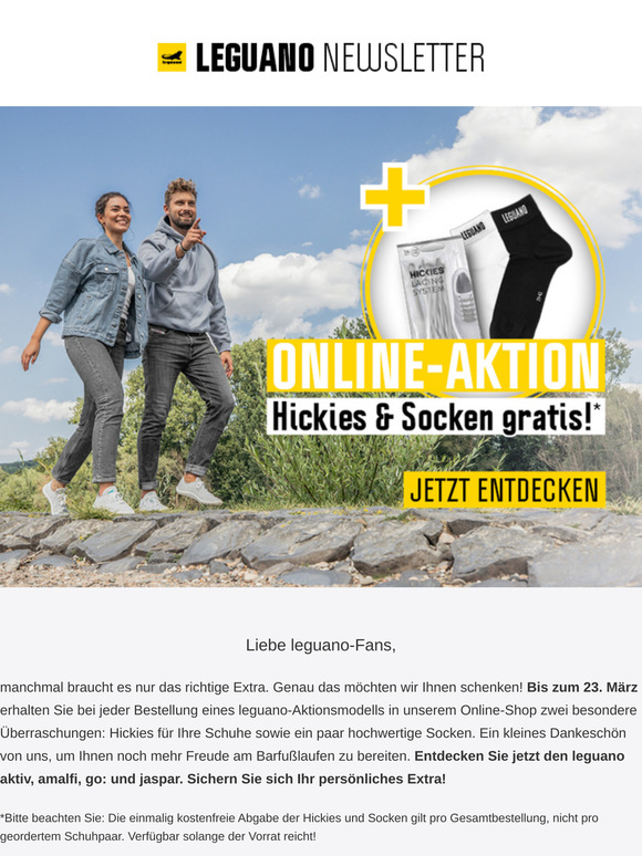 🦶  Online Aktion: Jetzt Vorteile sichern!