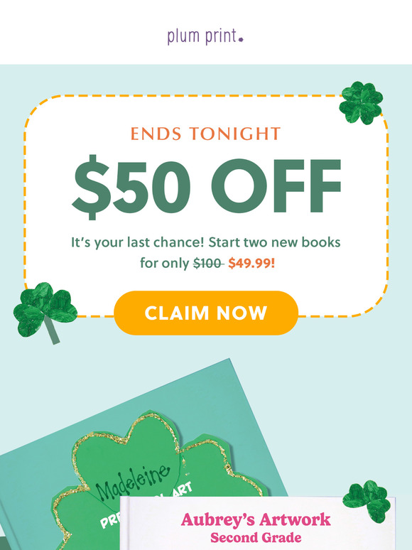 ENDS TONIGHT >> $50 OFF