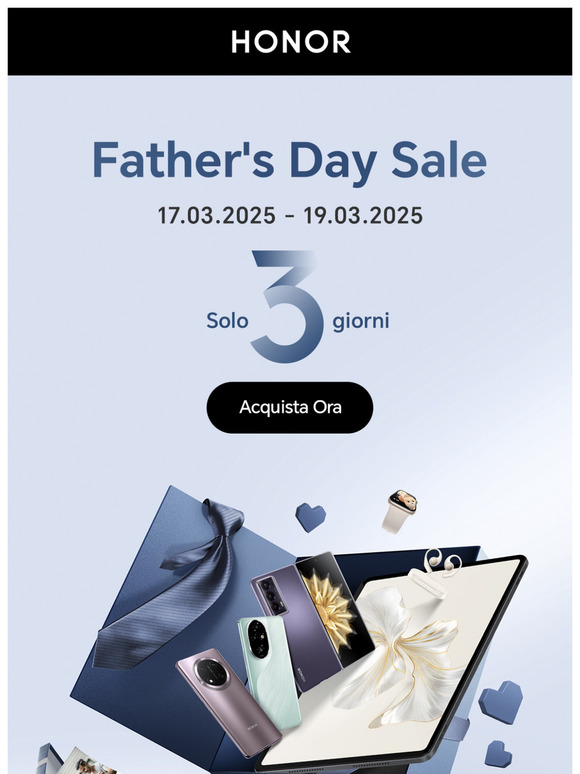 HONOR Father's Day: solo 3 giorni!