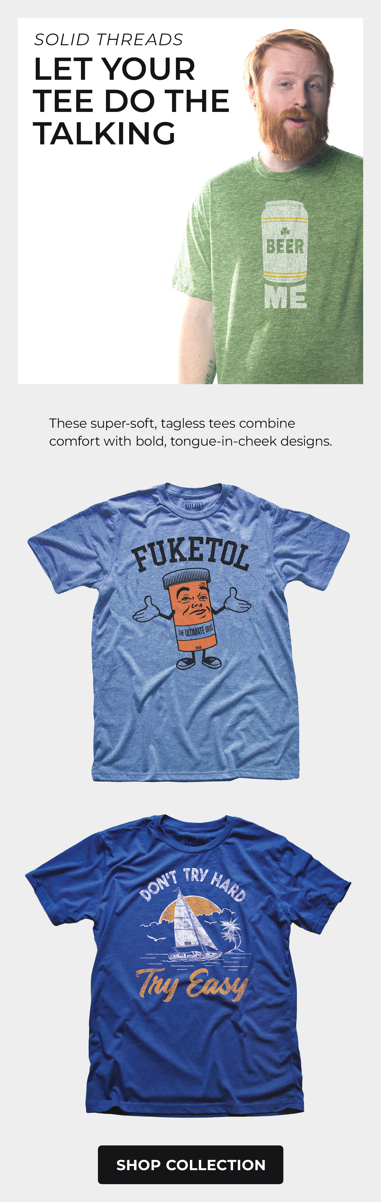 Solid Threads Graphic Tees