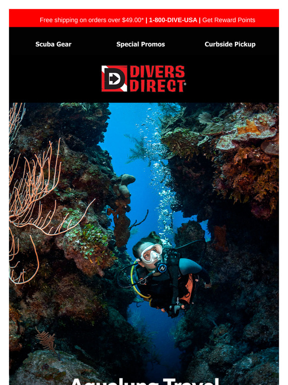 Back in! The Aqualung Travel Scuba Package!