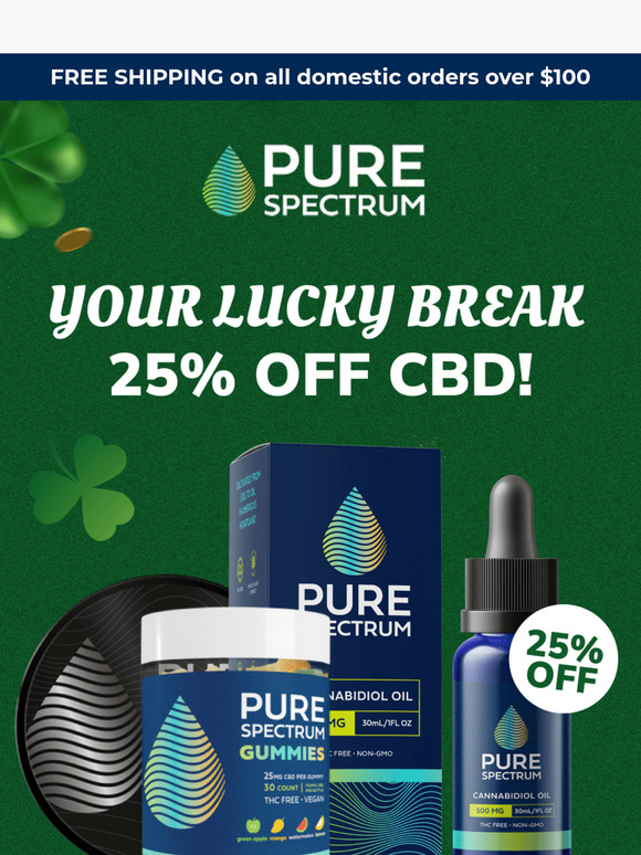 🍀 Your Lucky Break = 25% Off
