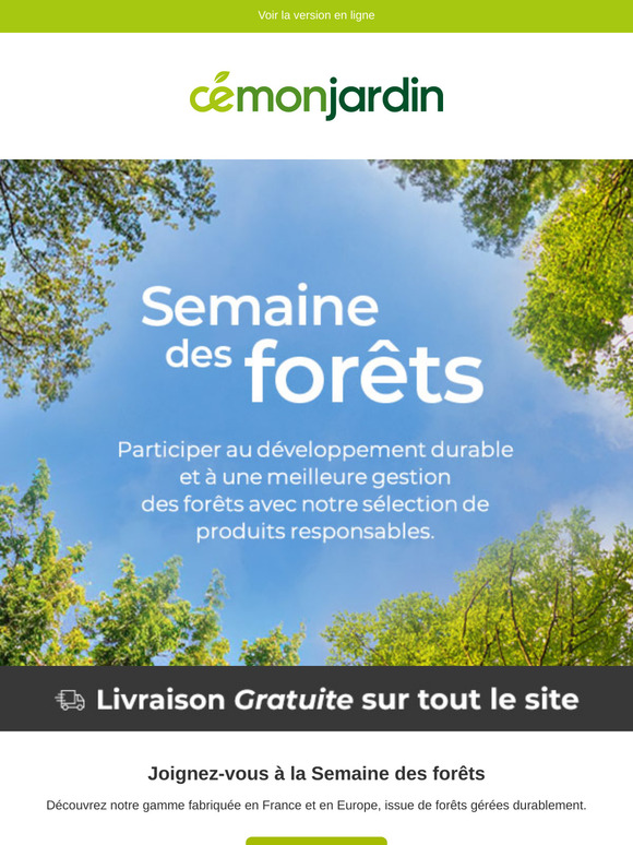 Célébrez la Semaine des forêts avec nos produits responsables !