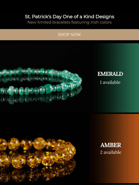 Spectacular Green and Orange Limited Bracelets