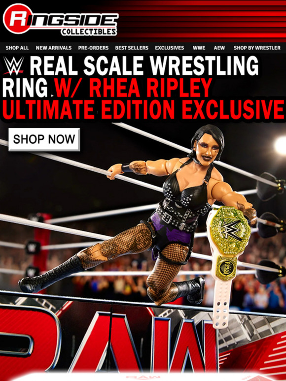 Raw Ring w/ Rhea Ripley IN STOCK NOW! 🔥