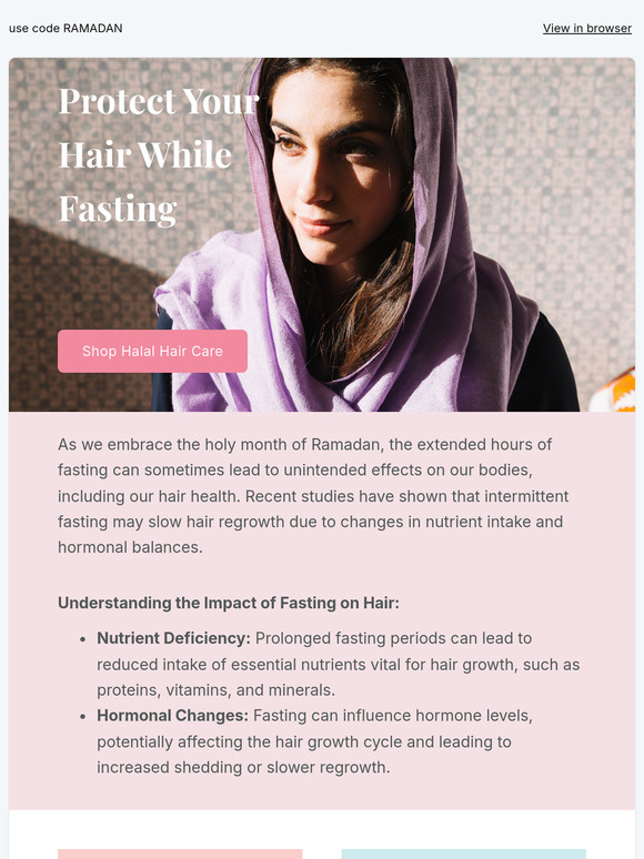 Why You Should Nourish Your Hair During Ramadan🌙✨