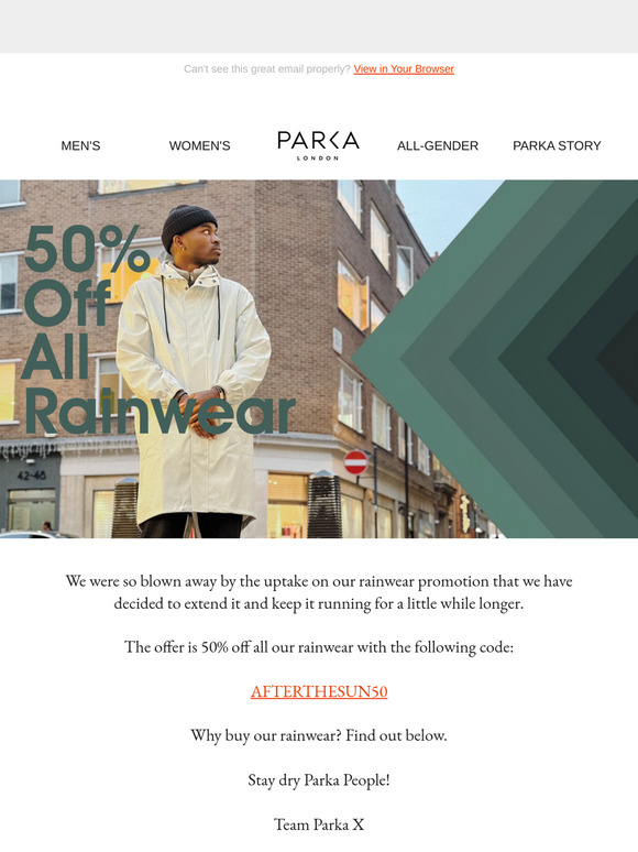 Rainwear Promo Extended 😍