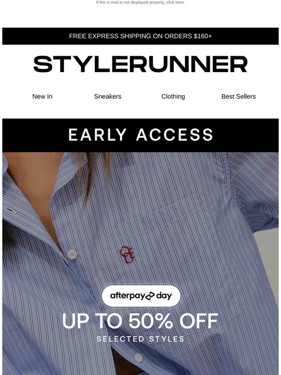 Your Early Access | Afterpay Day Sale
