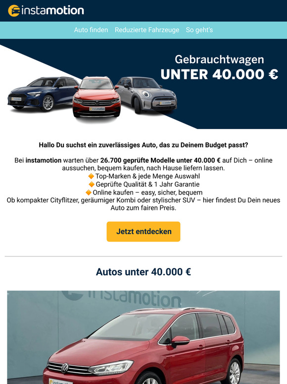 26.700+ Modelle unter 40.000€