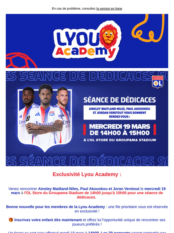 Votre exclusivité Lyou Academy 🤩
