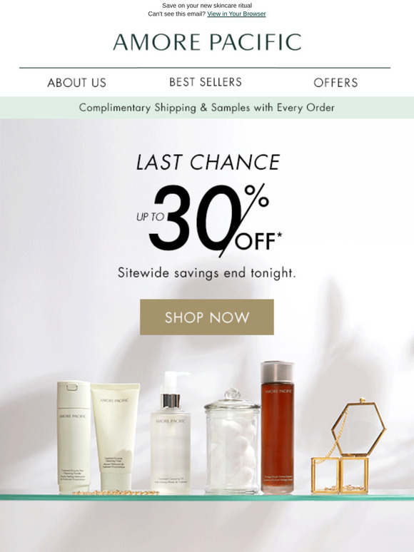 Last Chance! Up to 30% Off