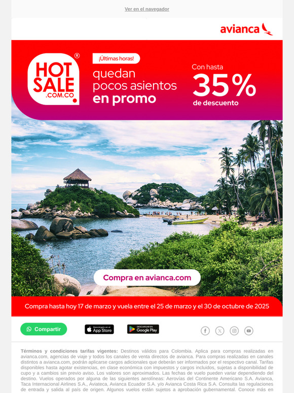 ¡HOY! Último día de Hot Sale 🔥