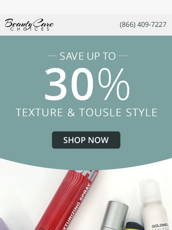 Save time and look your best! Styling Product Sale!