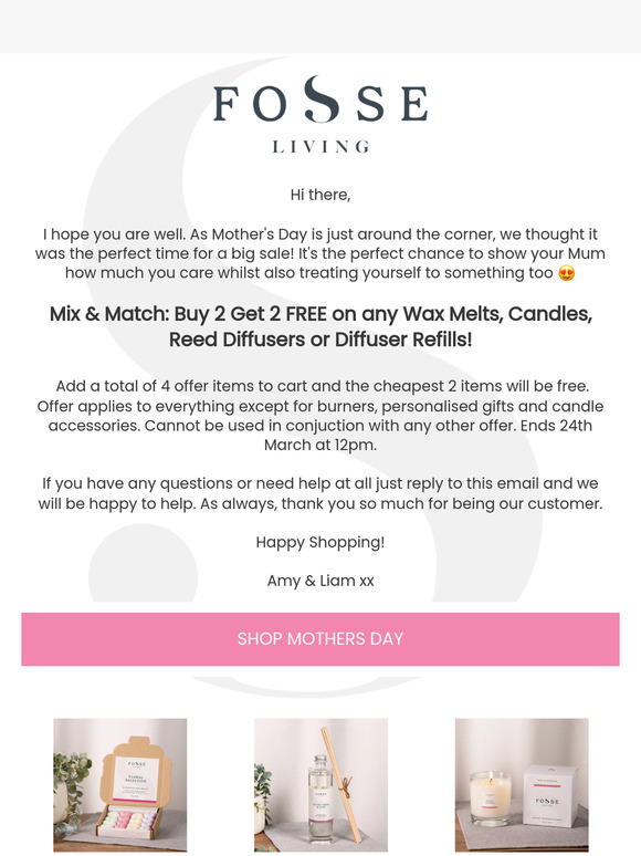 Mothers Day: Buy 2 Get 2 FREE 💐