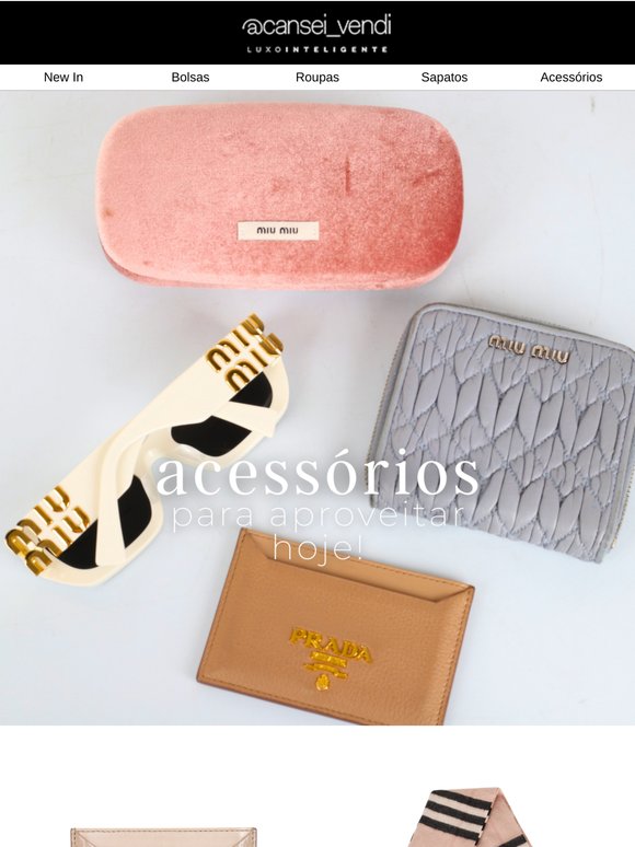 Acessórios para completar o seu look!✨