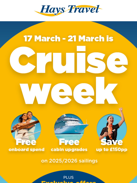 The Hays Travel Cruise Week is Here!