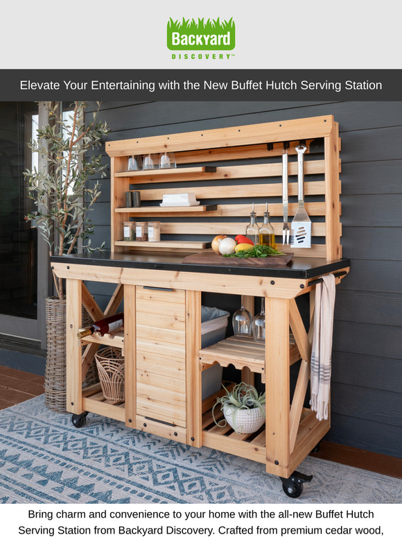 Pre-Order & Save $50 – Introducing the Buffet Hutch Serving Station