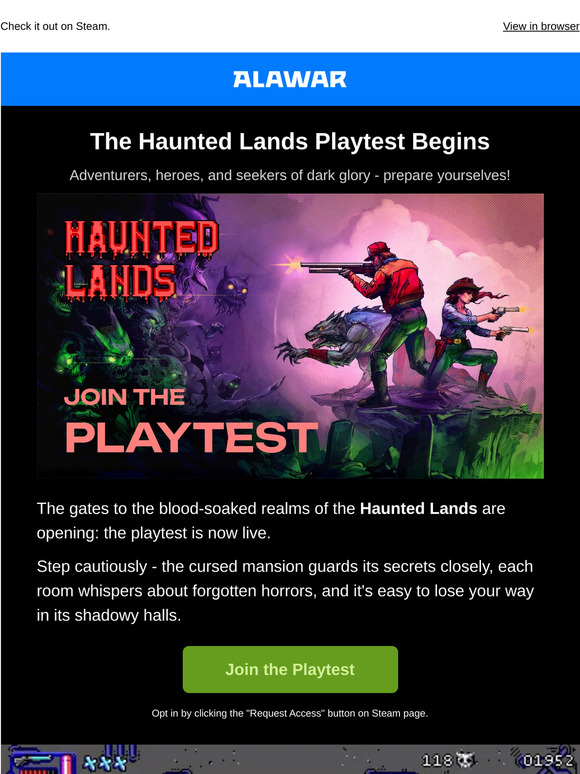 Join the Haunted Lands playtest now 👾