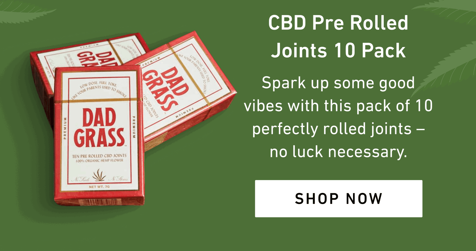 CBD Pre Rolled Joints 10 Pack