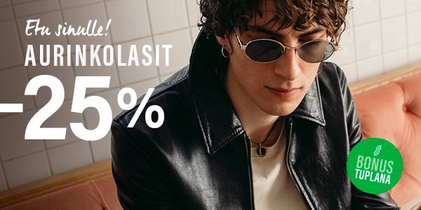 Aurinkolasit -25 %