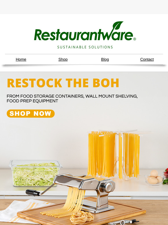 BOH running low? Restock before the rush!