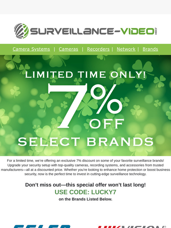 Lucky 7% Off Your Favorite Brands ☘️
