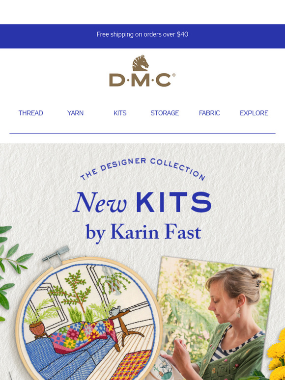 NEW 🪡 Embroidery kits by Karin Fast