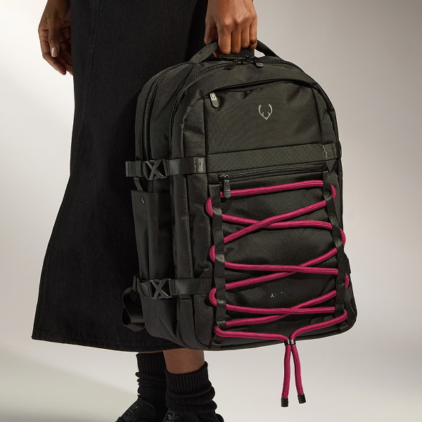 Antler Discovery Backpack in Heather Purple