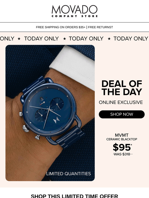 Today Only! Deal of the Day starts NOW